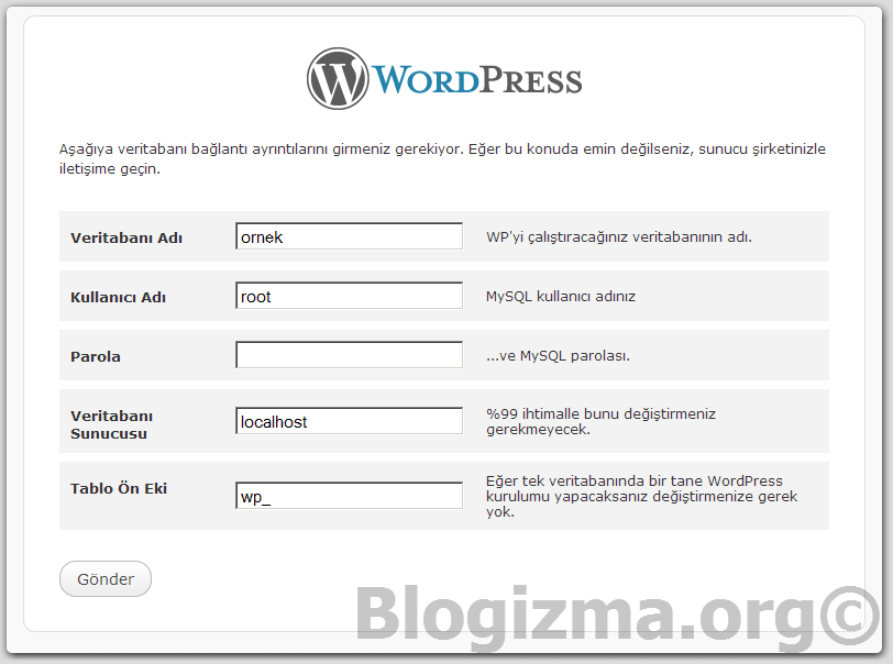 Wordpress Kurulumu Resimli Anlatım Görsel