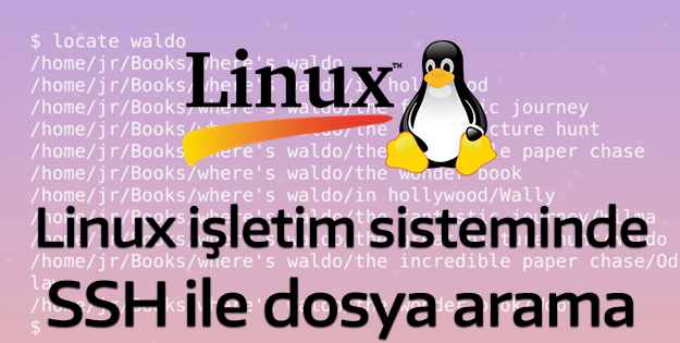 Linux işletim sisteminde SSH ile dosya arama